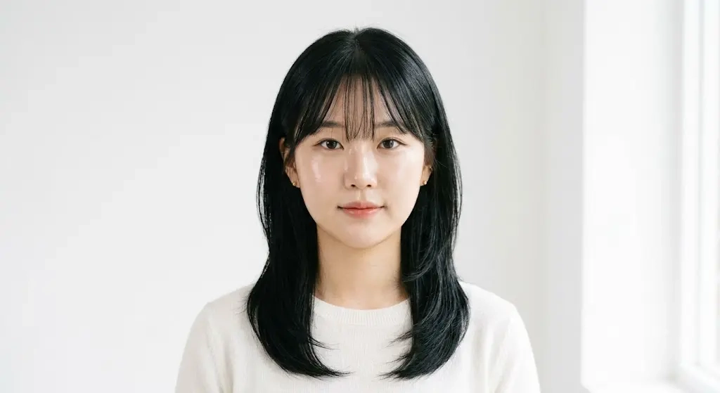 Airy Wolf Cut with See Through Bangs for Fine Hair and Round Face