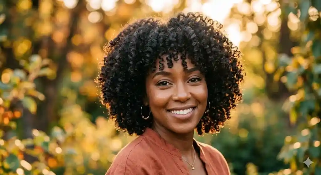 Curly Crown Layered Bob for Natural Texture
