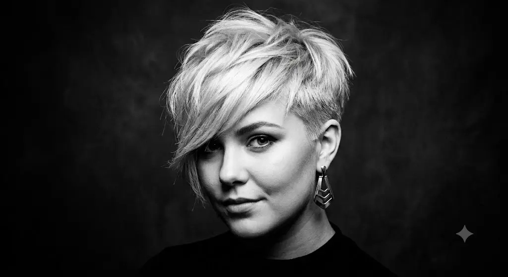 Pixie Wolf Cut Hybrid for Super Fine Hair and Round Face