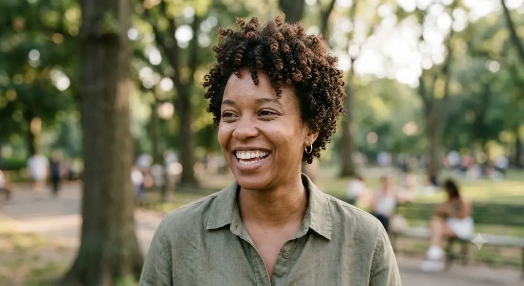 Freeform Natural Curly Pixie for 3C to 4C Hair Types