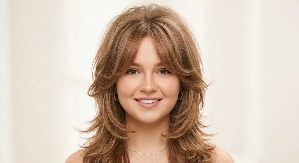 Voluminous Fine Hair Wolf Cut with Root Lift Layers
