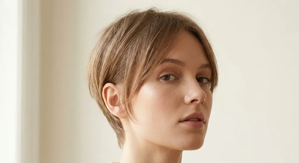 Wispy Pixie Cut Face Framing Pieces Short Fall Hairstyle